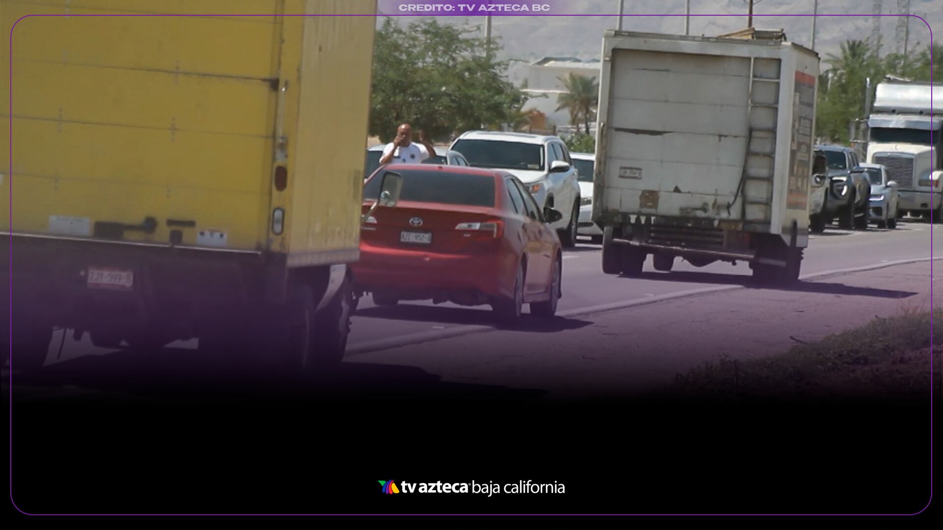Accidente fatal provoca afectaciones al tránsito en la Mexicali-Tijuana