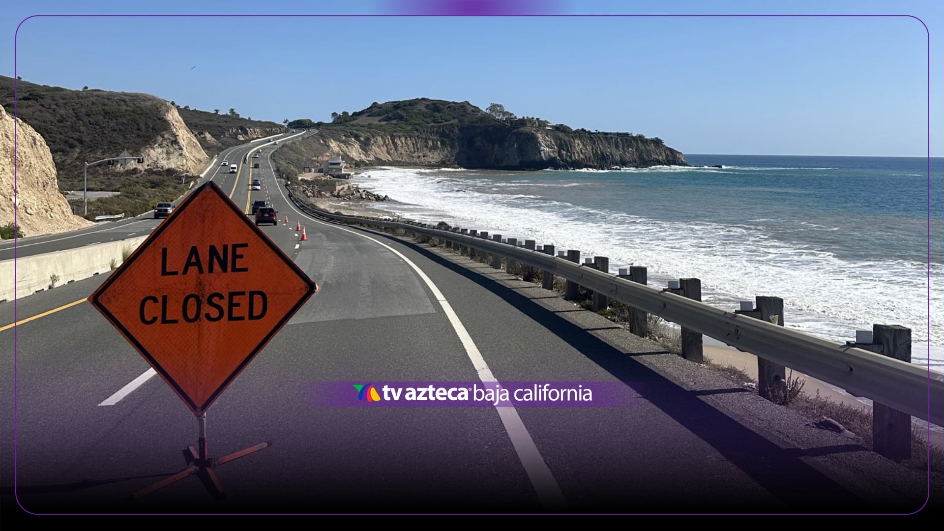 VIDEO: Megagrieta amenaza con provocar un deslave en la costa de California; cierran carretera en Laguna Beach
