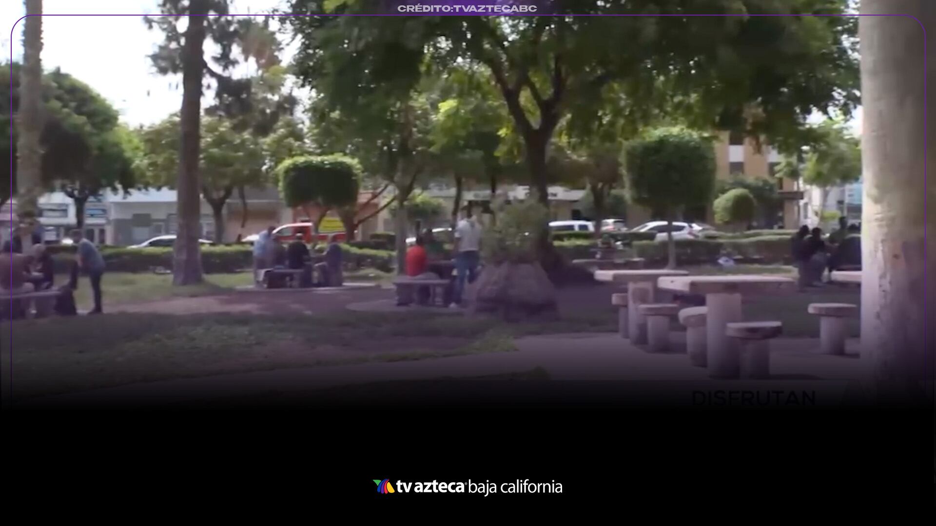 Familias de Tijuana abarrotan el Parque Teniente Guerrero durante el día de asueto