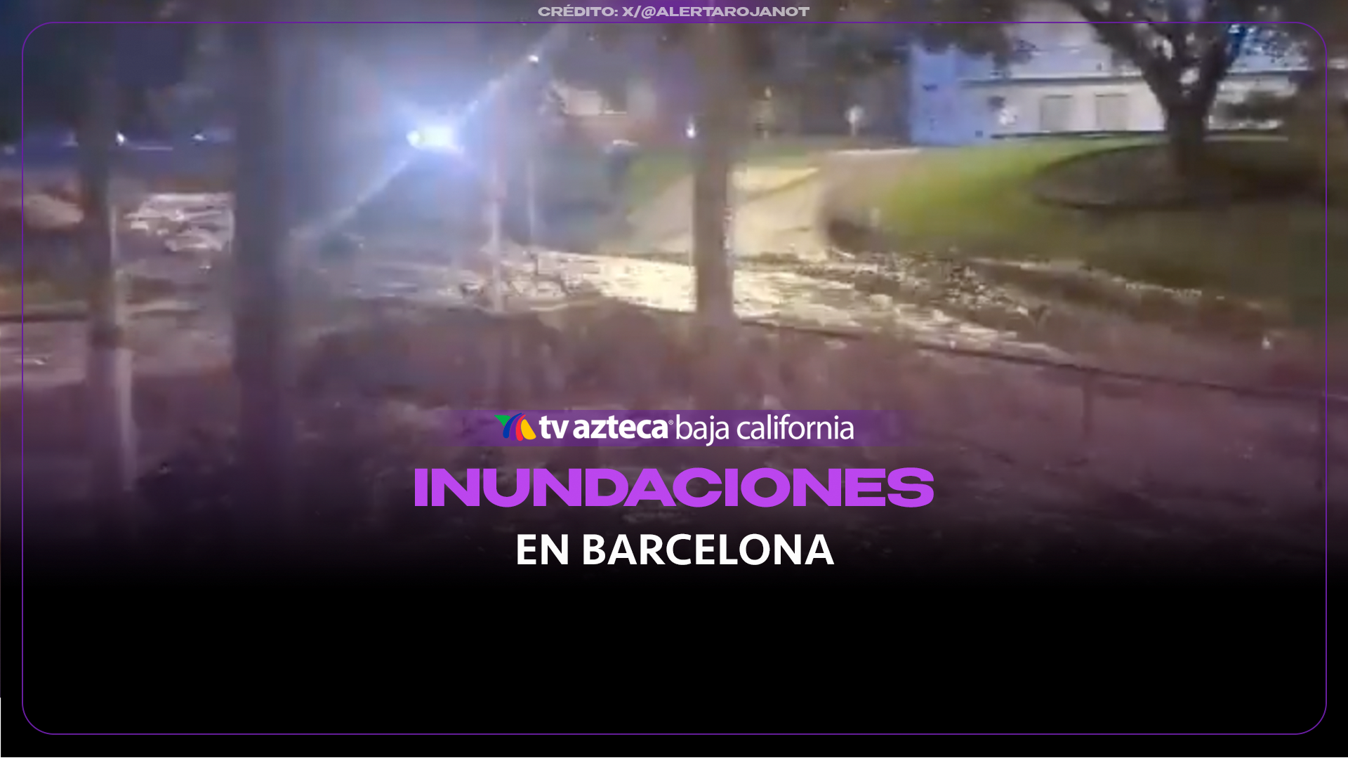 Lluvias torrenciales convierten las calles de Barcelona en auténticos ríos | VIDEO