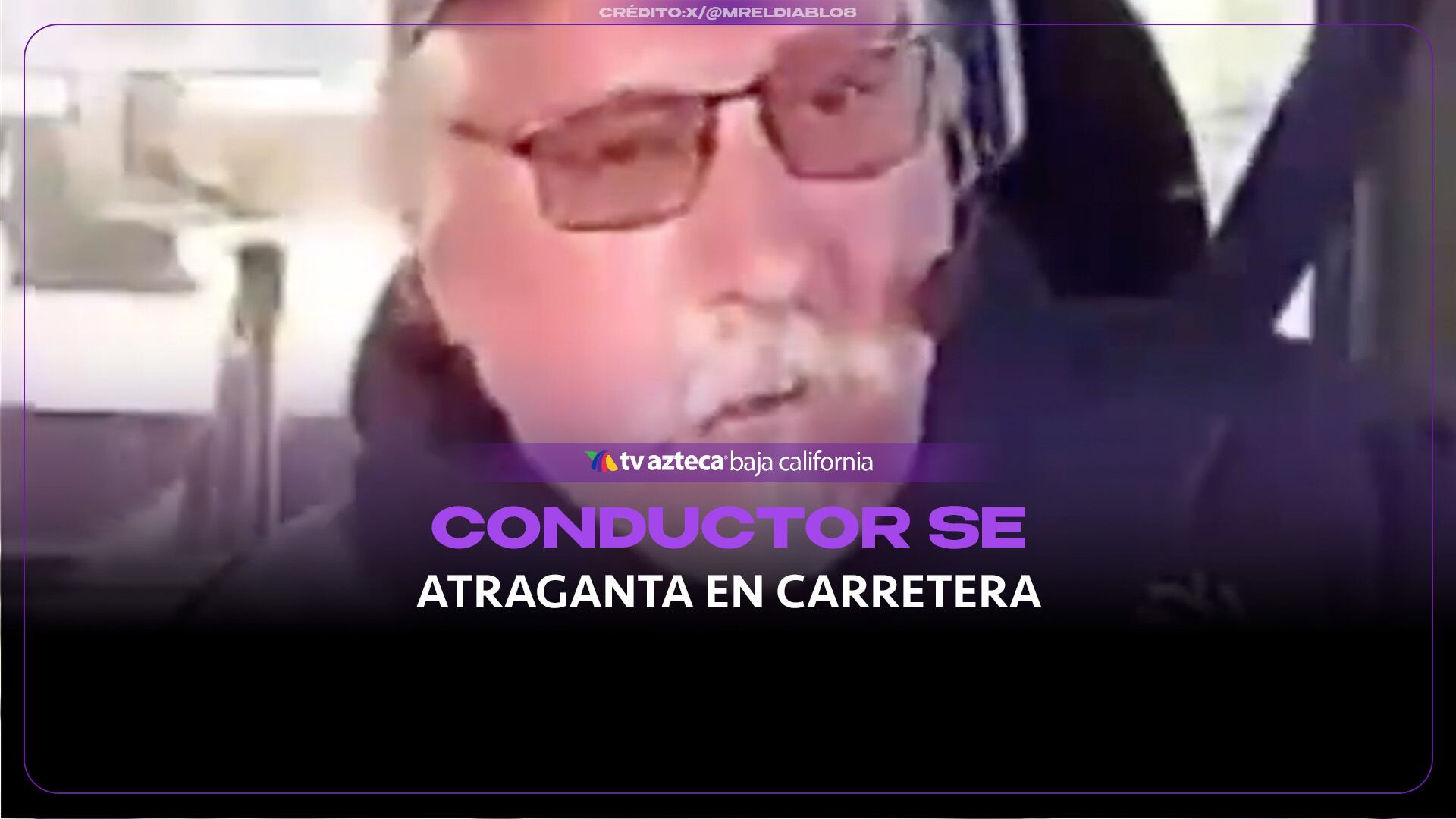 El trago que casi termina en tragedia: conductor se atraganta y se desmaya al volante