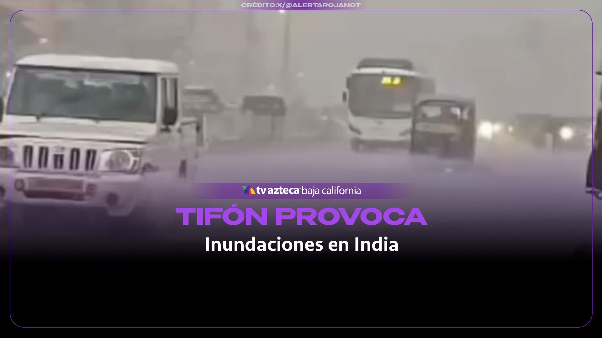 VIDEO: Fuertes inundaciones cubren calles de India tras el paso del ciclón Arnab