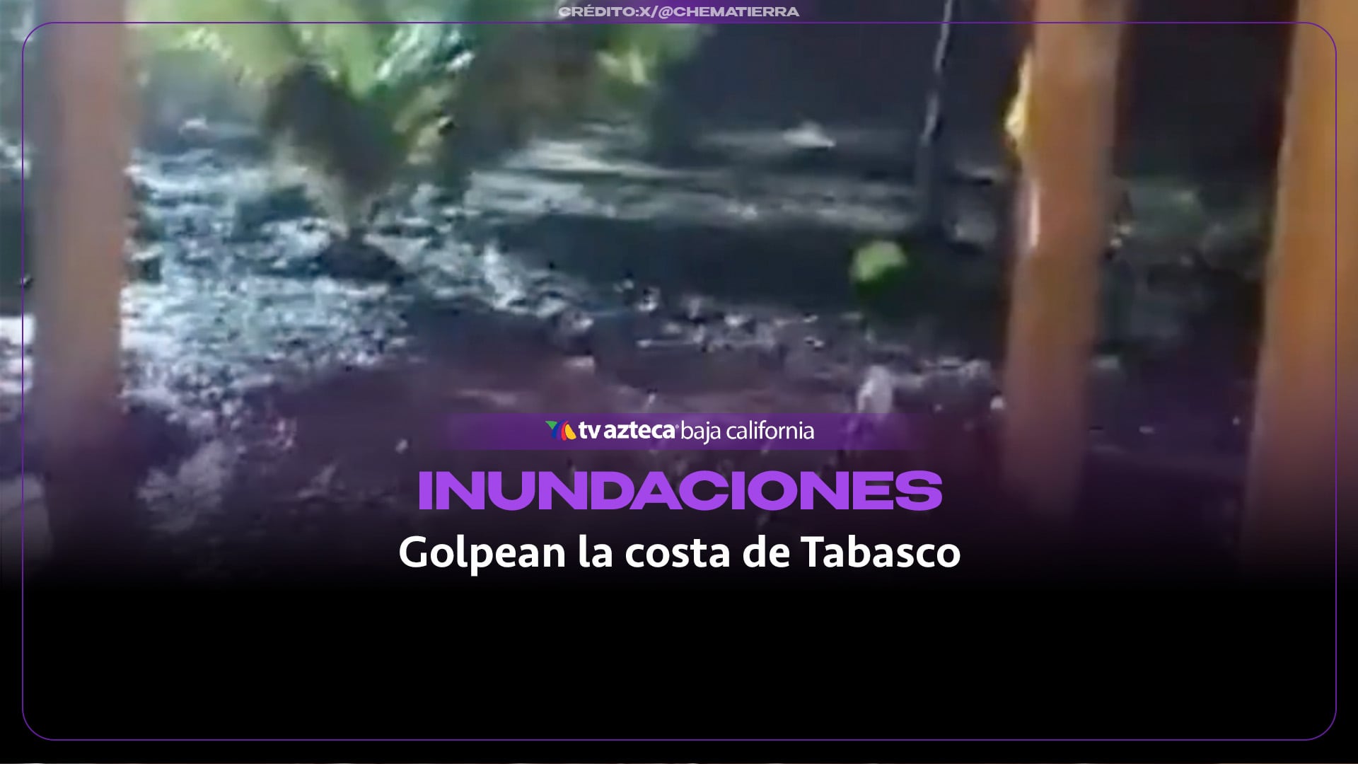 ¡El mar se metió a las casas! Inundaciones golpean comunidades de Tabasco y dejan familias afectadas