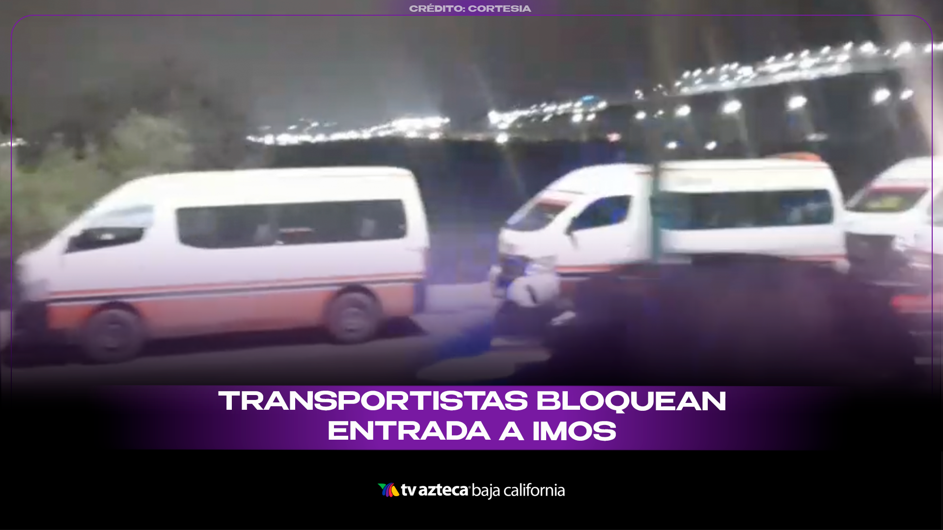 Transportistas bloquean distintos puntos de Tijuana y afectan a estudiantes y usuarios del transporte público hoy martes 15 de septiembre