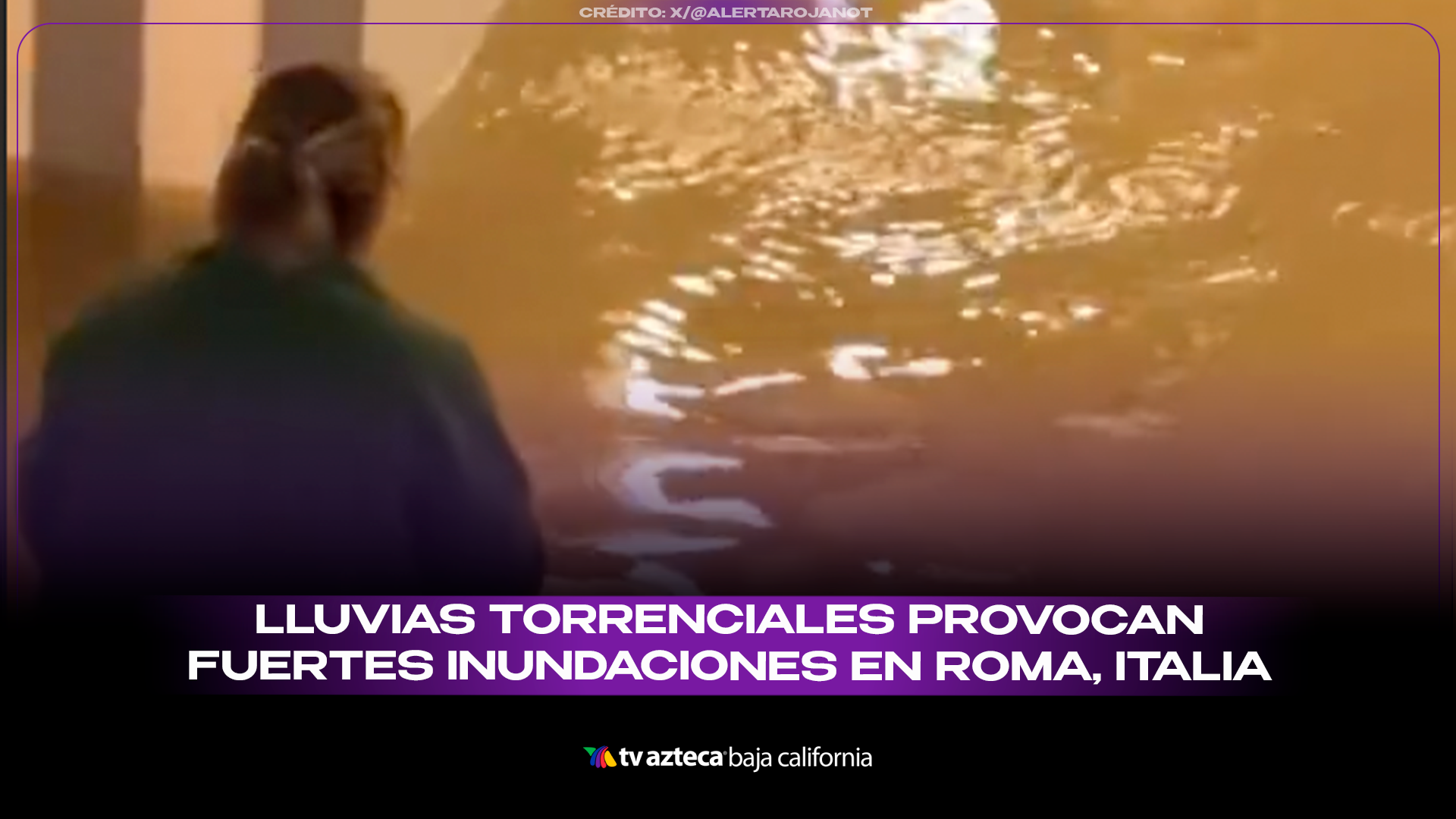 VIDEO: Inundaciones y lluvias intensas afectan Italia