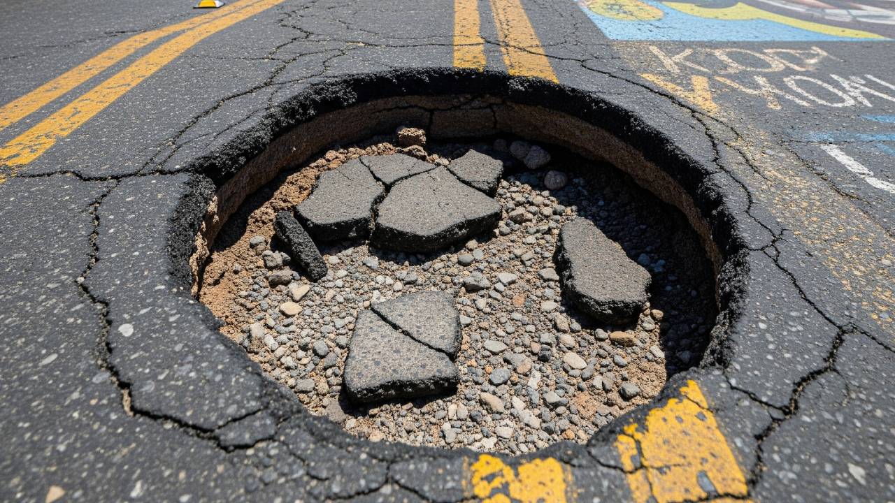 Bache en calle de Tijuana