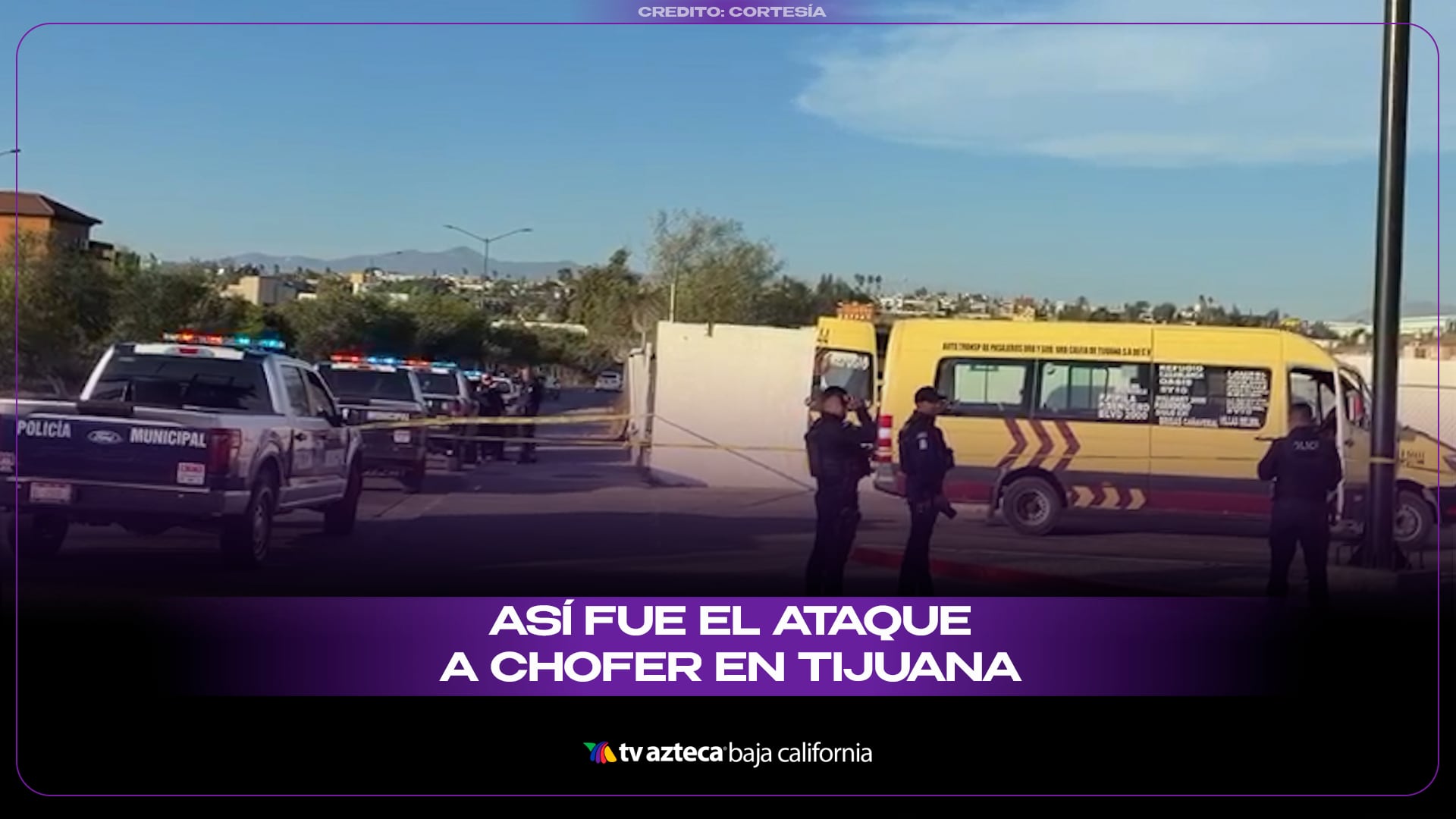 VIDEO: Así fue el ataque al chofer de transpote público en Tijuana