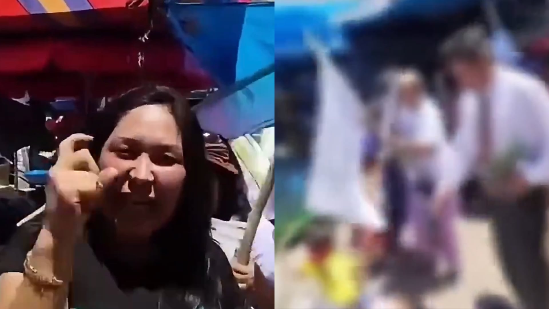 Captan el momento exacto en que disparan y matan a periodista y candidata en un mercado | FUERTES IMÁGENES