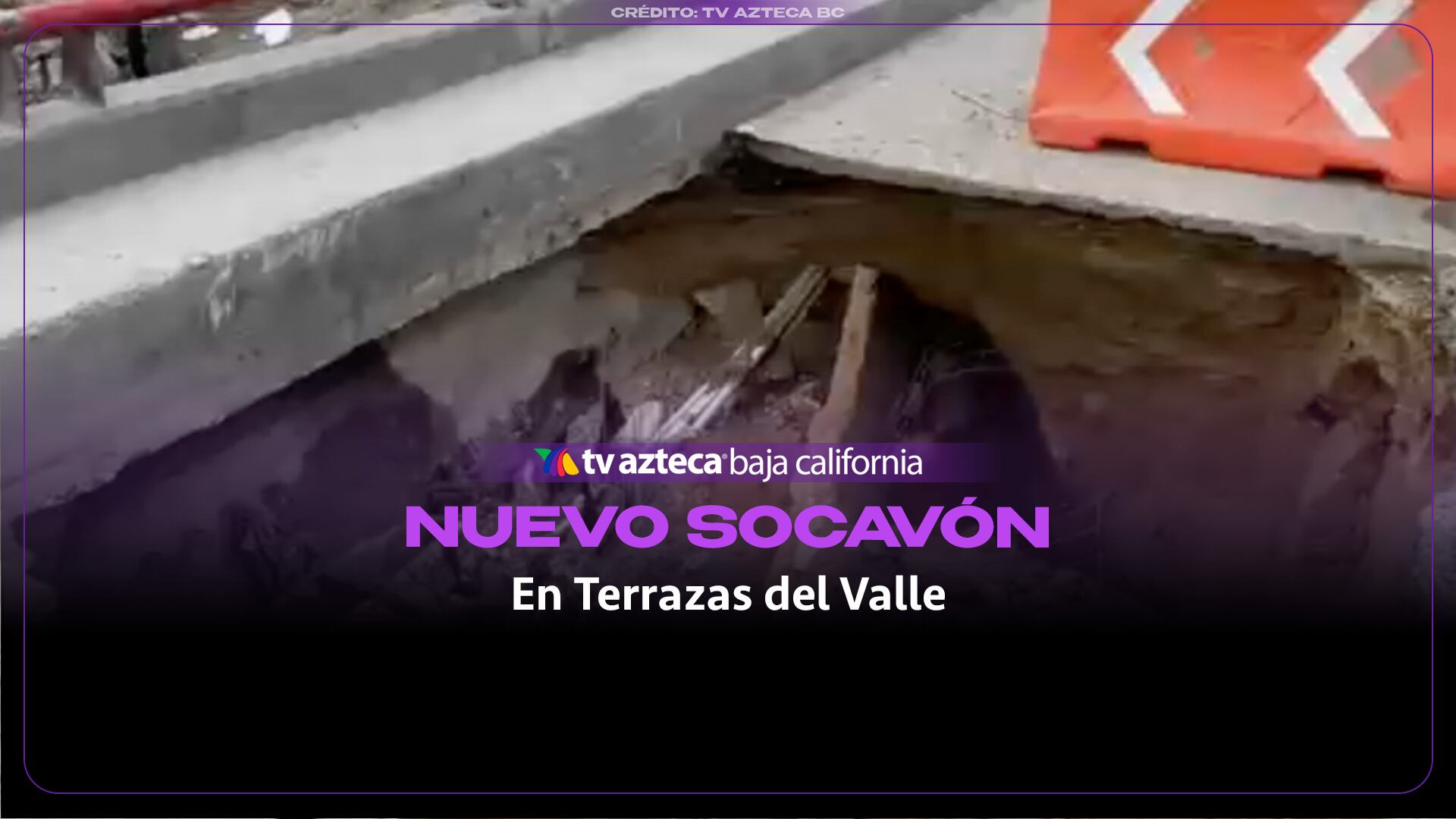 ¡Peligro en Tijuana! ⚠️ Automovilistas retiran conos y cruzan puente con un enorme socavón